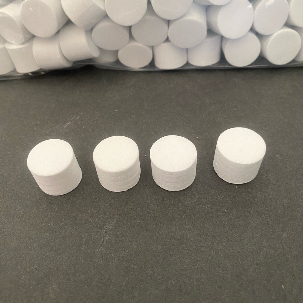 Darice Foamies Craft Foam Shapes Fake Faux Marshmallows smaller size lot of 190 - Picture 2 of 6